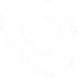 Toll free white icon